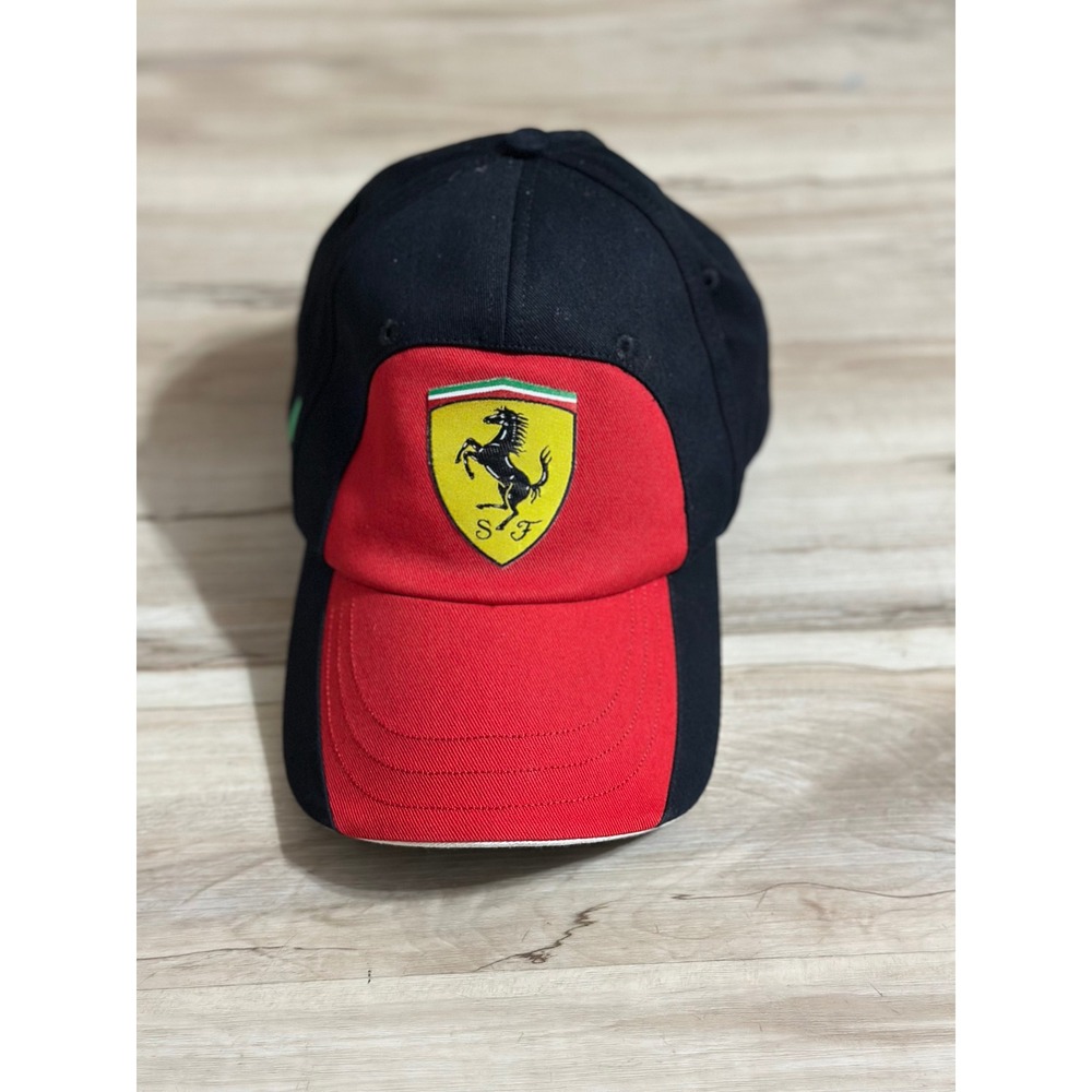 Scuderia Ferrari Red and Black Adjustable Puma Hat F1 Racing